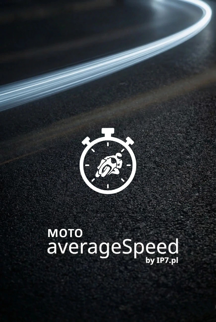 Splashscreen Moto AverageSpeed by ip7.pl